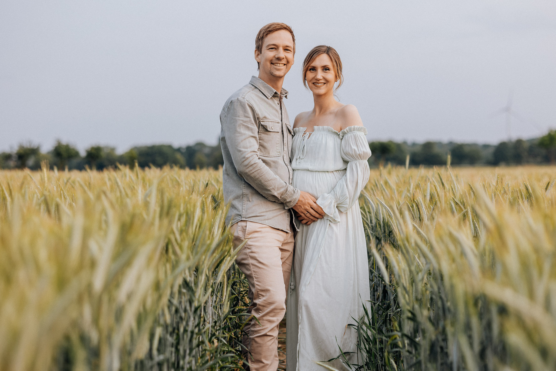 Natürliche Babybauchfotografie in Osnabrück